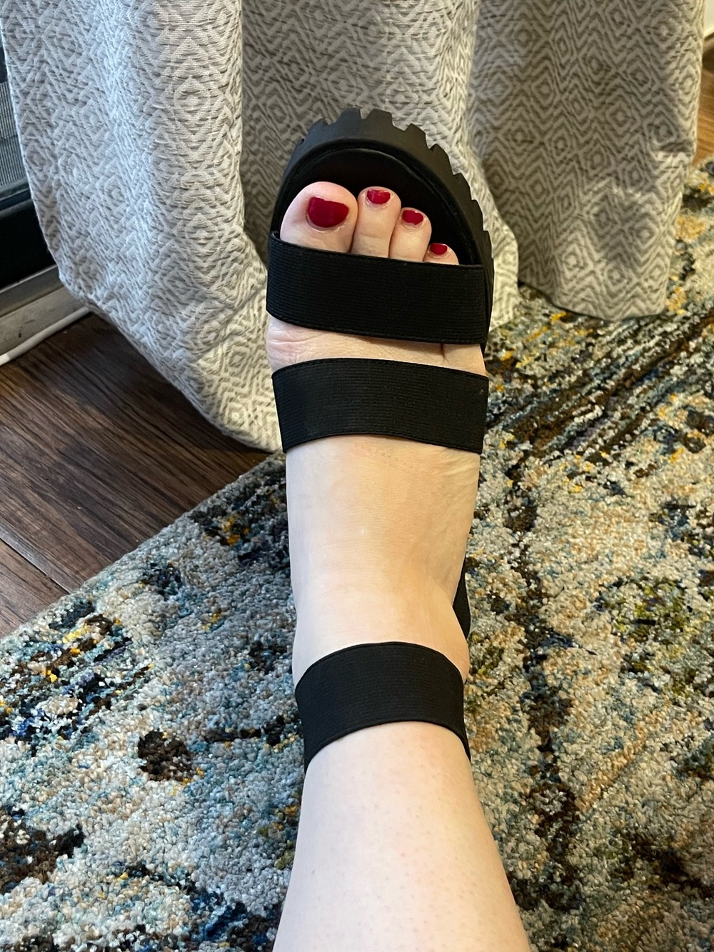 Madden Girl Strappy Platform Sandals - Picture 8 of 9